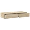vidaXL Bed Drawers Sonoma Oak 35.43 x 14.37 x 6.50 in Engineered Wood
