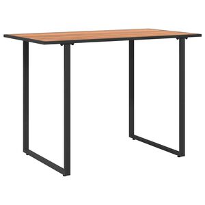 vidaXL Garden Table Brown 39.37 x 21.65 x 27.56 in Wood