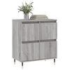 vidaXL Sideboard Gray Sonoma Engineered wood Medium Sideboard