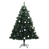 vidaXL Artificial Hinged Christmas Tree