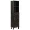vidaXL Bathroom Cabinet Set Black Solid mango wood Medium