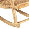 vidaXL Garden Rocking Chair Woodgrain Solid Mango Wood Standard