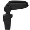 vidaXL Car Armrest Black 6.7"x12.6"x(14.6"-20.9") ABS
