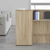 vidaXL Storage Cabinet Sonoma oak Engineered wood Compact
