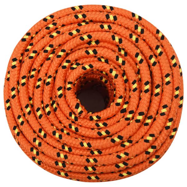 vidaXL Boat Rope Orange 0.55 " 82.0 ' Polypropylene