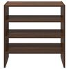 vidaXL Shoe Rack Set of 2 Brown oak Engineered wood Standard Stackable