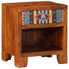 vidaXL Bedside Cabinet Honey brown Solid Acacia wood Small