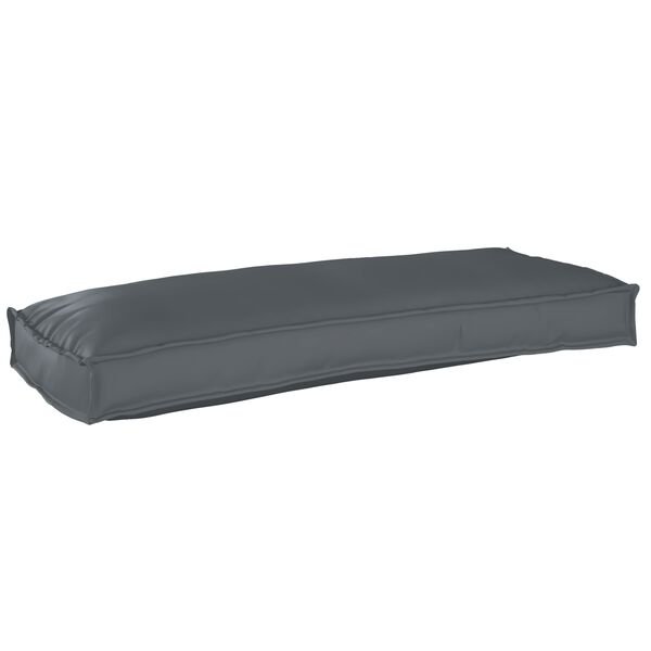 vidaXL Pallet Cushion Set 2 pcs Anthracite 100 x 40 x 8 cm