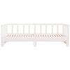 vidaXL Day Bed White Solid pine wood Twin Pull-Out Day Bed