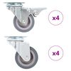vidaXL 8 pcs Swivel Casters 1.97 " (2x143436)