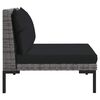 vidaXL Garden Lounge Set Dark Gray
