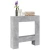 vidaXL Fireplace Surround Concrete Grey 31.9x7.1x32.3" Engineered Wood