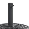 vidaXL Umbrella Base Black Polyethylene and Concrete 55 lb