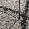 vidaXL Shaggy Rug Beige 100% Polypropylene 47.2x47.2 in Foldable