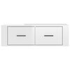 vidaXL TV Cabinet High gloss white Engineered wood Standard
