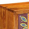 vidaXL Wall-mounted TV Cabinet Multicolor Solid Acacia wood, Engineered wood