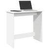 vidaXL Desk White Engineered wood Compact Simplistic Desk