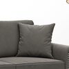 vidaXL Throw Pillow Dark Grey Velvet (100% polyester) 15.7 x 15.7 in