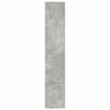 vidaXL Bookcase Set of 2 Concrete Grey Engineered Wood Medium