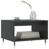 vidaXL Coffee Table Black Engineered Wood Medium Coffee Table