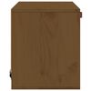 vidaXL Wall Cabinet Honey brown Solid pine wood, engineered wood Medium