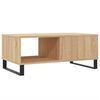 vidaXL Coffee Table Sonoma Oak Engineered wood, metal Coffee Table