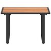 vidaXL Coffee Table Brown Steel