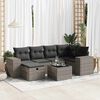 vidaXL Garden Sofa Set Grey
