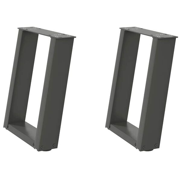 vidaXL Coffee Table Leg Anthracite Powder-Coated Steel