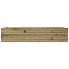 vidaXL Garden Planter Treated Wood Treated pinewood 43.3 x 15.7 x 9.1 in