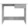 vidaXL Desk Concrete Grey Engineered Wood 39.4 x 19.7 in Desk