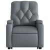 vidaXL Stand Up Massage Recliner Chair Gray