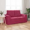 vidaXL Sofa Bed Wine Red 58.27 x 27.95 x 32.68 in Velvet
