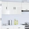 vidaXL Kitchen Wall Cabinet High gloss white Engineered wood