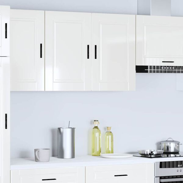 vidaXL Kitchen Wall Cabinet High gloss white Engineered wood