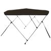 vidaXL 3-bow Bimini Top Black 72.0x63.0x53.9"