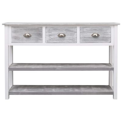 vidaXL Sideboard Antique Gray 45.3"x11.8"x29.9" Wood