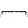 vidaXL Bed Frame Black Steel Twin Bed Frame Rectangular Traditional