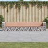 vidaXL Garden Bench Wooden Solid Douglas Fir wood, Galvanized Steel Large