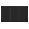 vidaXL Garden Dining Set Black Poly rattan Large Modular