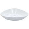 vidaXL Wash Basin 23.0x15.4x5.5" Ceramic White