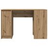 vidaXL Desk Artisan oak Engineered wood Medium Desk Rectangular