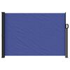 vidaXL Retractable Side Awning Blue 100% Polyester with PU Coating