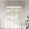 vidaXL Voile Curtains with Grommets 2 pcs Cream 55.1x102.4"