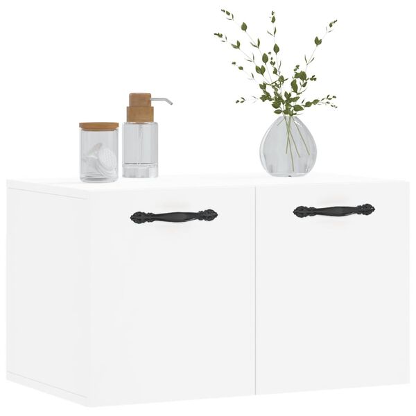 vidaXL Wall Cabinet White Engineered wood Small Wall Cabinet