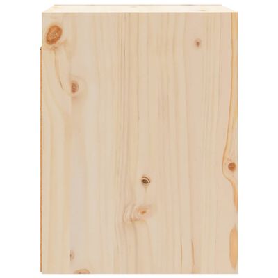 vidaXL Wall Cabinet 11.8"x11.8"x15.7" Solid Wood Pine