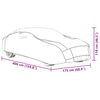 vidaXL Car Cover for Sedan Hail Protection Full S Grey and Silver