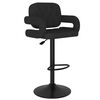 vidaXL Bar Stool Set of 2 Black