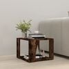 vidaXL Coffee Table Smoked Oak Engineered Wood Medium Durable