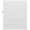 vidaXL Sink Cabinet With Basin High gloss white Engineered wood and ceramic